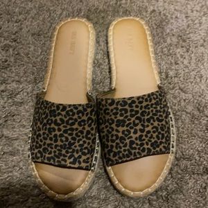 Leopard Sandals